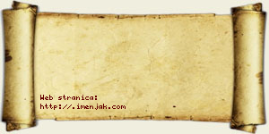 Joakim Trnjaković vizit kartica